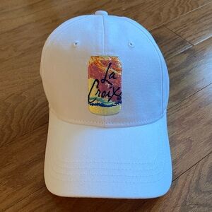 White La Croix hat